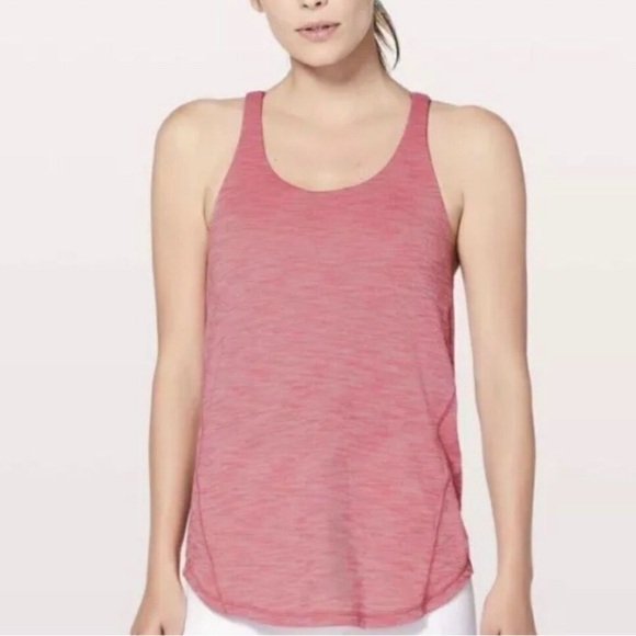 Lululemon Moment To Movement 2-
In-1 Tank Heathered Cherry Tint Size 2 - Picture 3 of 8